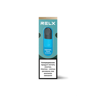 Картридж RELX 50mg 1.9ml Menthol Plus - Ментол Пач2