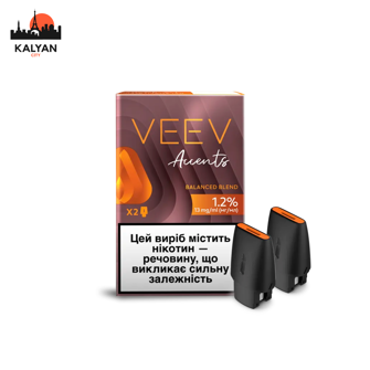 Картридж VEEV Balanced Blend (Мягкий табачный аромат) 1.2%