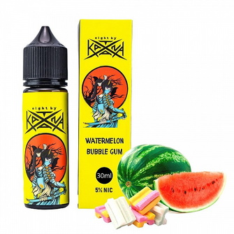 Сольова рідина Katana Watermelon Bubble Gum (Кавун Жуйка) 30 мл 50 мг