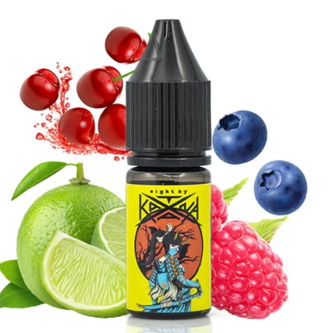 Рідина Katana Cherry Blue Raspberry Lime (Вишня Блакитна малина Лайм) 10 мл 50 мг