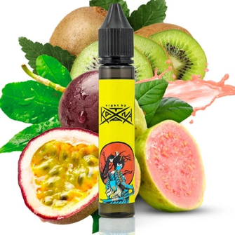 Сольова рідина Katana Kiwi Passion fruit Guava (Ківі Маракуя Гуава) 30 мл 50 мг