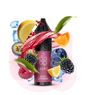 Сольова рідина Lucky 15 мл 50 мг Berry Lemonade (Ягідний Лимонад)