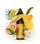 Сольова рідина Lucky Lemonade 15 мл 50 мг Mango Passion Fruit (Манго Маракуя)