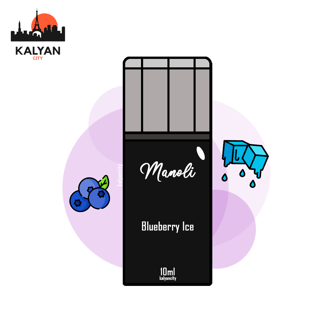 Жидкость Manoli Liquid 10 ml Blueberry Ice (Черника Лед)