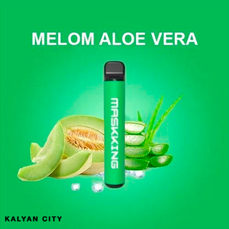 Одноразовая электронная сигарета MASKKING HIGH PRO Melon and Aloe Vera (Дыня и Алоэ Вера) 1000 puff