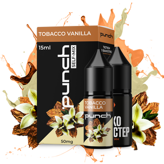 Набор Punch Tobacco Vanilla (Ваниль Табак) 15 мл 50 мг