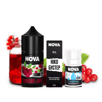 Набір Nova Cranberry Mors (Журавлинний морс) 30мл