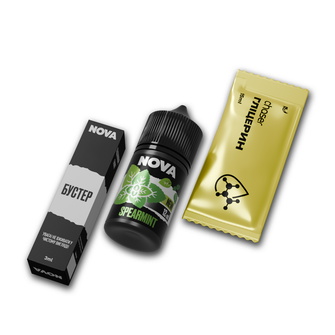 Набір Nova Spearmint (М'ята) 30 мл 65 мг