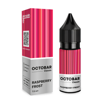 Набір сольової рідини Octobar Classic Raspberry Frost (Малина Лід) 10мл 50мг