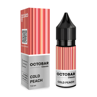 Набір сольової рідини Octobar Classic Cold Peach (Персик Лід) 15 мл 50 мг