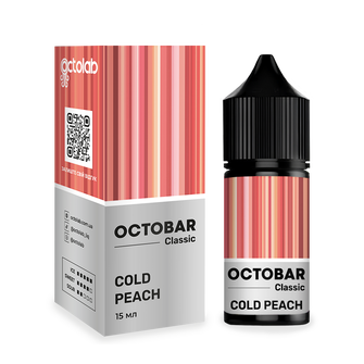 Набор солевой жидкости Octobar Classic Cold Peach (Персик Лед) 30 мл 50 мг