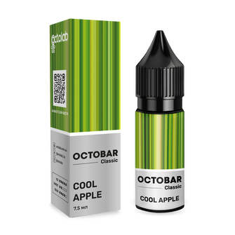 Набор солевой жидкости Octobar Classic Cool Apple (Яблоко Лед) 15 мл 50 мг