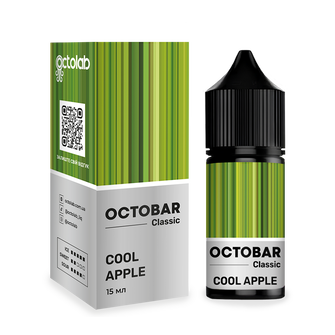 Набор солевой жидкости Octobar Classic Cool Apple (Яблоко Лед) 30 мл 50 мг