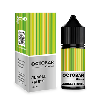 Набор солевой жидкости Octobar Classic Jungle Fruits (Маракуйя Папайя Лед) 30 мл 50 мг