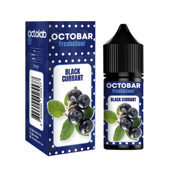 Набор солевой жидкости Octobar Fresh & Sour Black Currant (Черная смородина) 30 мл 65 мг
