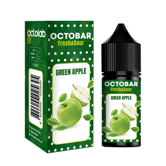 Набір сольової рідини Octobar Fresh & Sour Green Apple (Зелене яблуко) 30 мл 65 мг