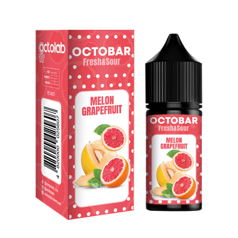 Набор солевой жидкости Octobar Fresh & Sour Melon Grapefruit (Дыня Грейпфрут) 30 мл 65 мг