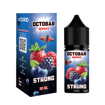Набір сольової рідини Octobar Strong Berries (Ягоди) 30 мл 50 мг