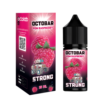 Набір сольової рідини Octobar Strong Pom Raspberry (Гранат Малина) 30 мл 50 мг
