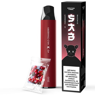 Одноразка SAB 2500 Wild Cranberry 12 (Дика Журавлина)