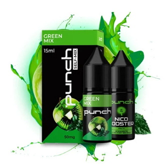 Набор Punch Green Mix (Яблоко Киви Мята) 15 мл 50 мг