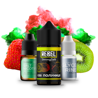 Набір Rebel StrongSalt Kiwi Strawberry (Ківі Полуниця) 30 мл 40 мг