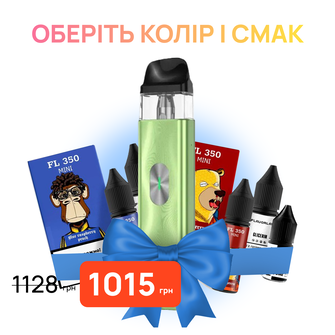 Стартовый набор: под "Vaporesso Xros 4 Mini" + 2 жидкости "Flavorlab FL350 Mini 15 мл"