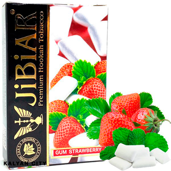 Табак JIBIAR Gum Strawberry (Жвачка Клубника) 50 гр