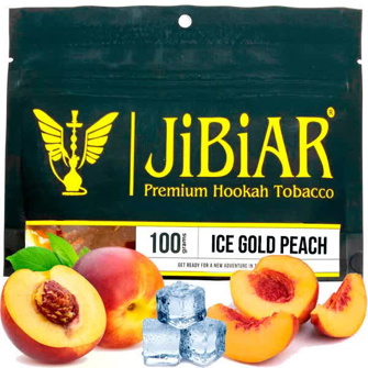 Табак Jibiar Ice Gold Peach (Голд Персик Лед) 100 гр