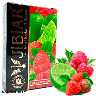 Табак JIBIAR Lime Strawberry Raspberry (Лайм Клубника Малина) 50 гр