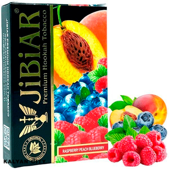 Табак JIBIAR Raspberry Peach Blueberry (Малина Персик Черника) 50 гр