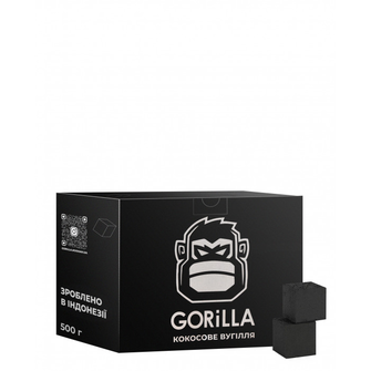 Кокосовый уголь для кальяна Gorilla, 0.5 кг