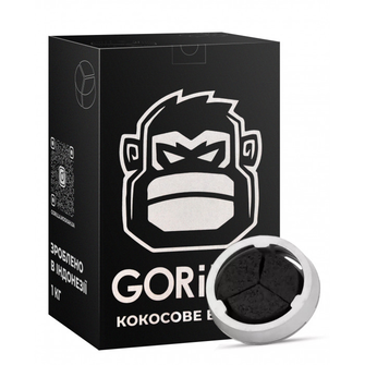 Кокосовый уголь для кальяна Gorilla Kalaud, 1 кг