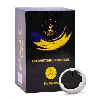 Кокосовый уголь для кальяна Yahya Elegance King Kalaud, 1 кг