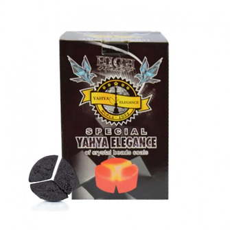 Кокосовый уголь для кальяна Yahya Elegance Special, 1 кг