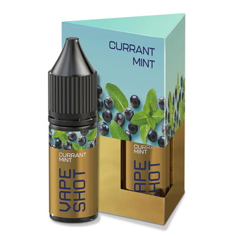 Набор солевой жидкости Vape Shot Currant Mint (Мята смородина) 15 мл 65 мг