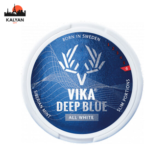 Vika Deep Blue All White