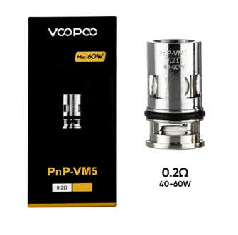 Сменный испаритель VOOPOO PnP-VM5  0.2 Ом Mesh