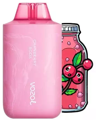 Одноразка Vozol Star 7000 Cranberry Soda (Клюквенная газировка)