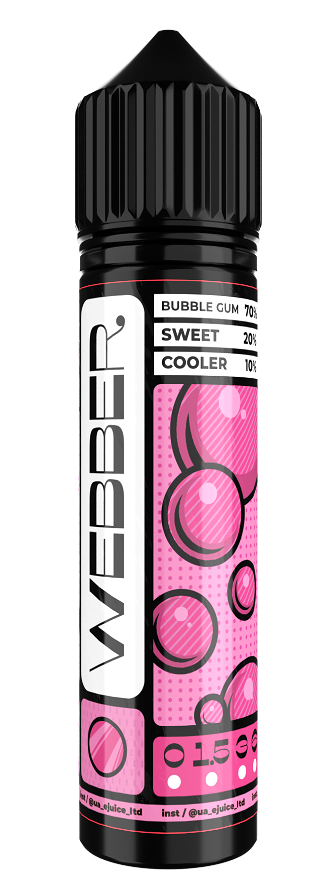 Жидкость Webber 60мл Bubble Gum (Жвачка)