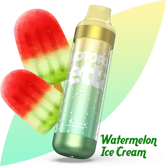 Одноразка Wotofo Zetta 6500 RGB Watermelon lce Cream (Кавунове морозиво)