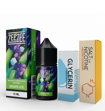 Набор ZeeZee Grape Ice (Виноград Лед) 30 мл 50 мг