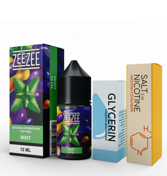 Набор ZeeZee Mint (Мята) 30 мл 50 мг