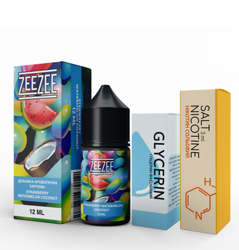 Набор ZeeZee Strawberry Watermelon Coconut (Клубника Арбуз Кокос) 30 мл 50 мг