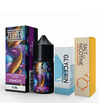 Набор ZeeZee Tobacco (Табак) 30 мл 50 мг