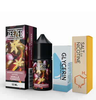 Набор ZeeZee Vanilla Tobacco (Ваниль Табак) 30 мл 50 мг