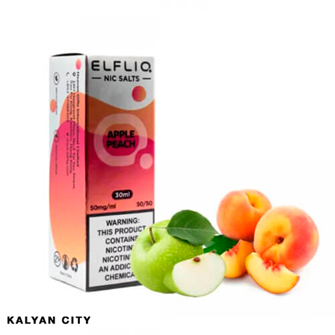 Рідина ELFLIQ  Apple Peach (Яблуко Персик) 30 мл 50 мг