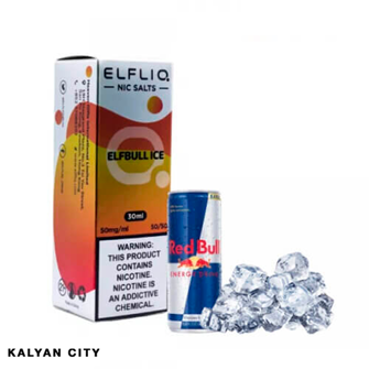 Жидкость ELFLIQ Elfbull Ice (Энергетик) 30 мл 50 мг