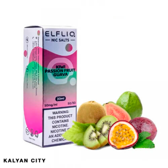 Рідина ELFLIQ Kiwi Passion Fruit Guava (Ківі Маракуя Гуава) 30 мл 50 мг