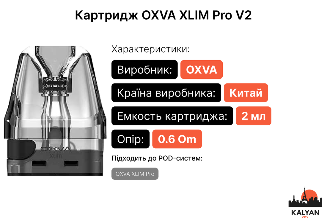 Картридж для OXVA XLIM Pro V2